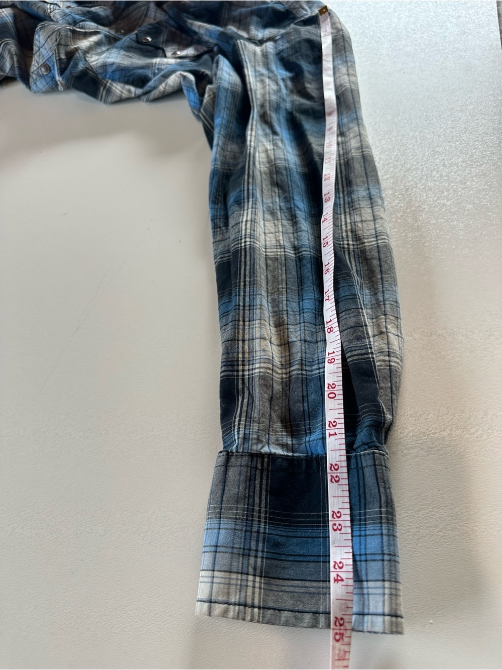 Wrangler Retro Men's Brown and Blue Plaid Button-Down Western 2 Pack - Picture 9 of 16